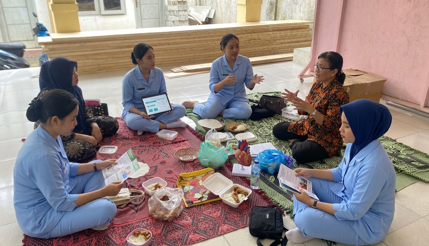 Mahasiswi Akbid Bhakti Nugraha Edukasi Nutrisi Ibu Hamil di Desa
