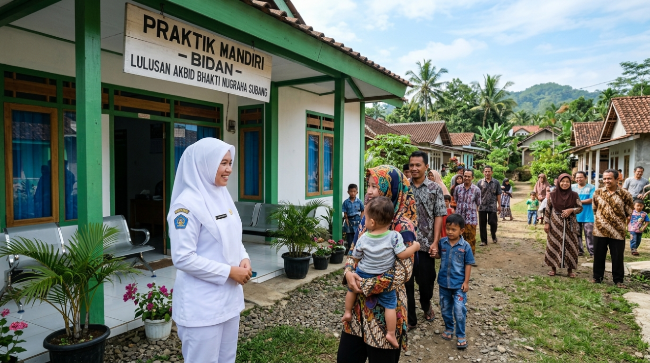 Akbid Bhakti Nugraha Subang Dorong Bidan Buka Praktik Mandiri di Desa