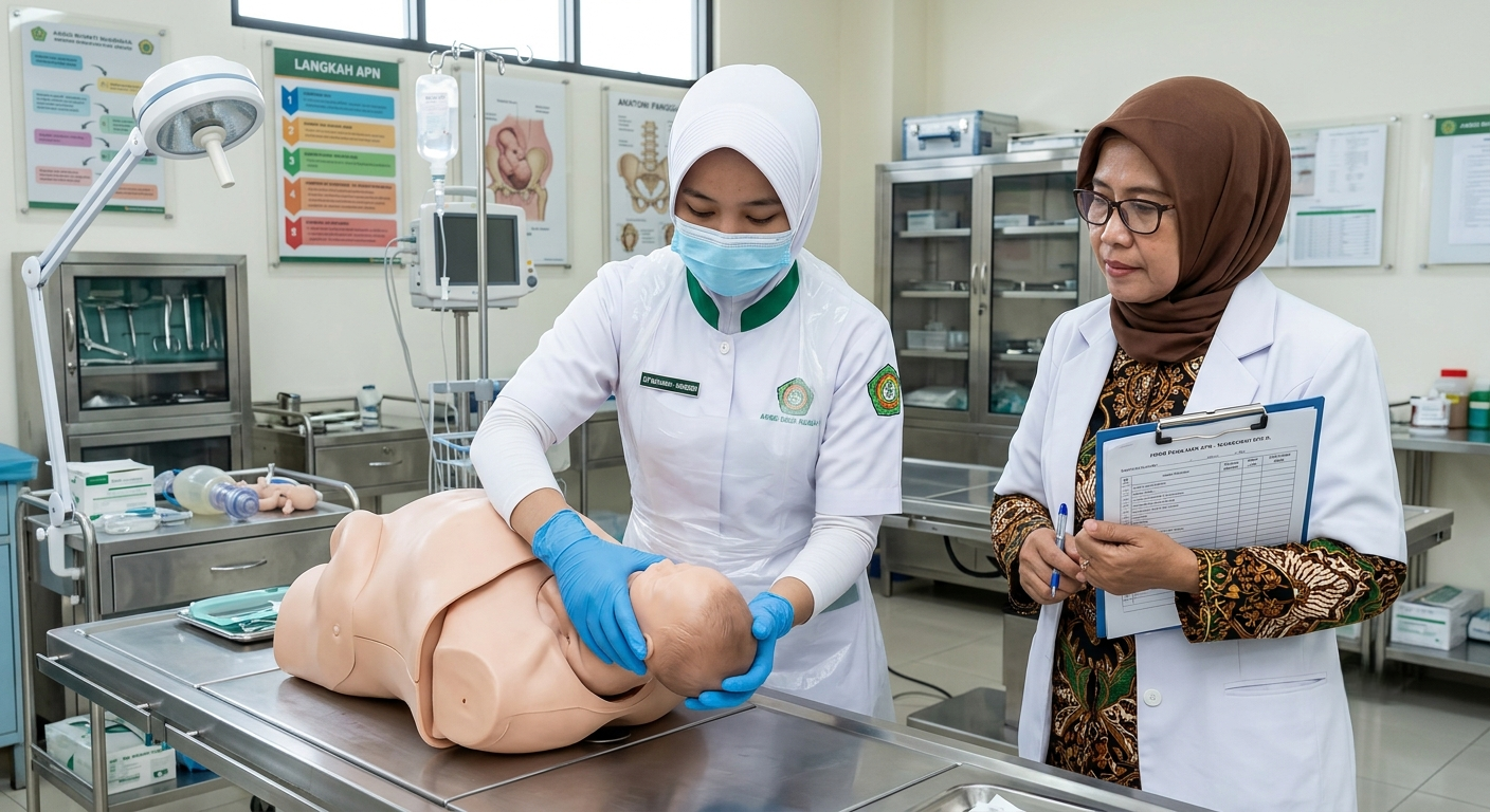 Pelatihan APN Berstandar Bidan Kompeten Nasional di Akbid Bhakti Nugraha